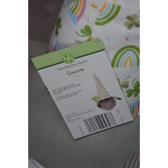 Huntington Home Spring St. Patrick's Day Gnome Decoration - Rainbow & Clover Hat - Picture 3 of 5